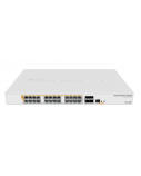 MikroTik | CRS328-24P-4S+RM Gigabit Ethernet POE/POE+ router/switch | 12 month(s) | PoE/Poe+ ports quantity 24 | Power supply type Single | Rackmountable | 1 Gbps (RJ-45) ports quantity 24x 1GbE | SFP+ ports quantity 4x SFP+ | Managed L3