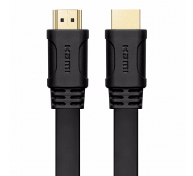 Goobay 31927 High Speed HDMI™ FLAT-cable with Ethernet, gold plated, 2m Goobay