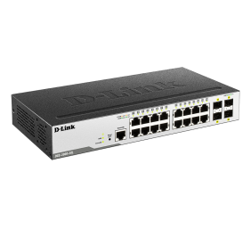 D-Link Switch DGS-3000-20L Managed L2, Rack mountable, 1 Gbps (RJ-45) ports quantity 16, SFP ports quantity 4, Power supply type Redundant