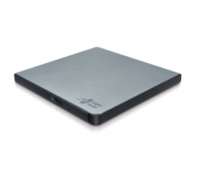H.L Data Storage | Ultra Slim Portable DVD-Writer | GP57ES40 | Interface USB 2.0 | DVD±R/RW | CD read speed 24 x | CD write speed 24 x | Silver | Desktop/Notebook