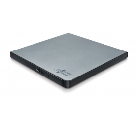 H.L Data Storage | Ultra Slim Portable DVD-Writer | GP57ES40 | Interface USB 2.0 | DVD±R/RW | CD read speed 24 x | CD write speed 24 x | Silver | Desktop/Notebook