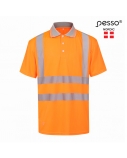Polo marškinėliai PESSO Hi-vis, oranžiniai, M dydis