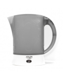 Adler | Travel Kettle | AD 1268 | Standard | 600 W | 0.6 L | Plastic | White