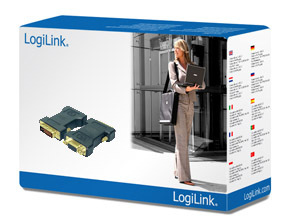 Logilink | DVI-I male Dual-Link (24+5 pin) > VGA female HD (15-pin) | Black | DVI -I | VGA
