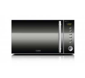 Caso Microwave oven MG 20 Menu Grill, Buttons, Rotary, 800 W, Black, Free standing, Defrost function