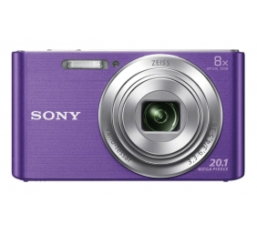 Sony Cyber-shot DSC-W830 Compact camera, 20.1 MP, Optical zoom 8 x, Digital zoom 32 x, ISO 3200, Display diagonal 6.86 cm, Video recording, Lithium, Purple