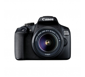 Canon | EOS | 2000D 18-55 III EU26 | SLR Camera Kit | Megapixel 24.1 MP | ISO sensitivity (max) 12800 | Display diagonal 3.0 " | Wi-Fi | Video recording | APS-C | Black
