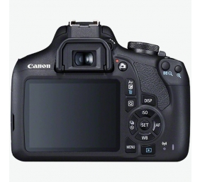 Canon | EOS | 2000D 18-55 III EU26 | SLR Camera Kit | Megapixel 24.1 MP | ISO sensitivity (max) 12800 | Display diagonal 3.0 " | Wi-Fi | Video recording | APS-C | Black