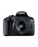Canon EOS 2000D 18-55 II EU26 SLR Camera Kit, Megapixel 24.1 MP, Image stabilizer, ISO 12800, Display diagonal 3.0 ", Wi-Fi, Video recording, APS-C, Black
