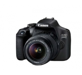 Canon | EOS | 2000D 18-55 IS II EU26 | SLR Camera Kit | Megapixel 24.1 MP | Image stabilizer | ISO sensitivity (max) 12800 | Display diagonal 3.0 " | Wi-Fi | Video recording | APS-C | Black