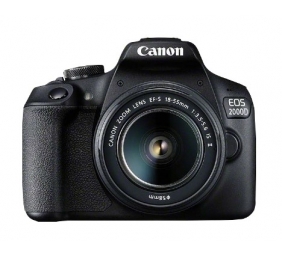 Canon | EOS | 2000D 18-55 IS II EU26 | SLR Camera Kit | Megapixel 24.1 MP | Image stabilizer | ISO sensitivity (max) 12800 | Display diagonal 3.0 " | Wi-Fi | Video recording | APS-C | Black