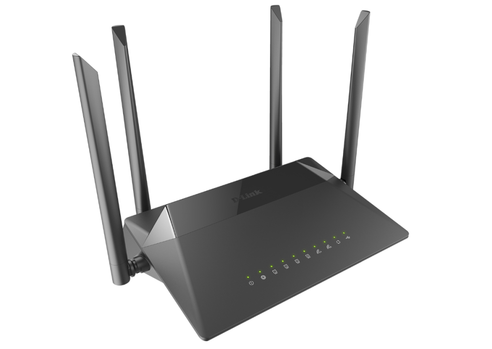 D-Link Router  DIR-825/RU/R 802.11ac, 300+867 Mbit/s, 10/100/1000 Mbit/s, Ethernet LAN (RJ-45) ports 4, 3G/4G via optional USB adapter, Antenna type 4xExternal 5dB, 1xUSB 2.0