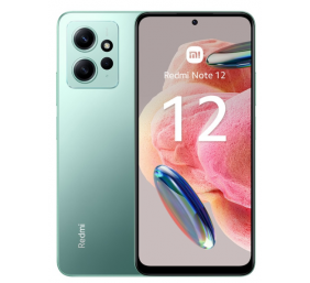 Xiaomi Redmi Note 12 Mint Green 6.67 " AMOLED 1080 x 2400 Qualcomm SM4375 Snapdragon 4 Gen 1 (6 nm) Internal RAM 4 GB 128 GB MicroSDXC Dual SIM Nano-SIM 4G Main camera 48+8+2 MP Secondary camera 13 MP Android 12 5000  mAh