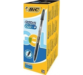 Bic Gelinis rašiklis Cristalgel 0.7 mm, juodas, 1vnt. 721286