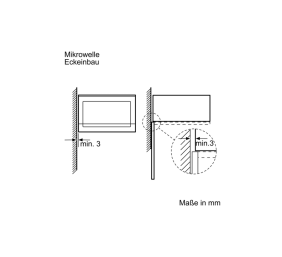 Bosch | Microwave Oven | BFL520MS0 | Built-in | 20 L | 800 W | Stainless steel/Black