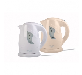 Adler | Kettle | AD 08 b | Standard | 850 W | 1 L | Plastic | 360° rotational base | Beige