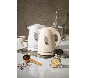 Adler | Kettle | AD 08 b | Standard | 850 W | 1 L | Plastic | 360° rotational base | Beige