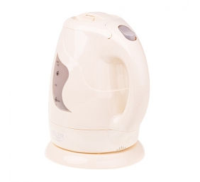 Adler | Kettle | AD 08 b | Standard | 850 W | 1 L | Plastic | 360° rotational base | Beige