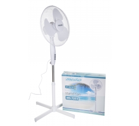 Mesko | Fan | MS 7311 | Stand Fan | Black | Diameter 40 cm | Number of speeds 3 | Oscillation | 45 W