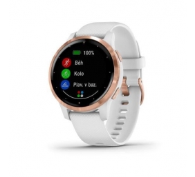 Išmanusis laikrodis Garmin Vivoactive 4, GPS, Wi-Fi, White/Rose Gold