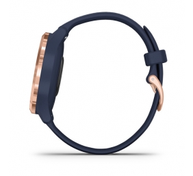 Išmanusis laikrodis Garmin Vivomove 3S, Rose Gold, Navy, Silicone