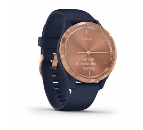 Išmanusis laikrodis Garmin Vivomove 3S, Rose Gold, Navy, Silicone