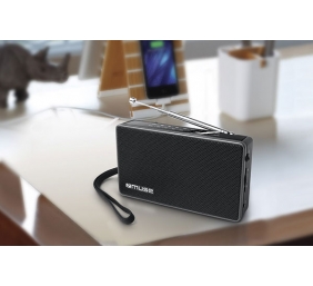 Muse | M-030R | 2-band portable radio | Black