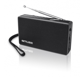 Muse | M-030R | 2-band portable radio | Black