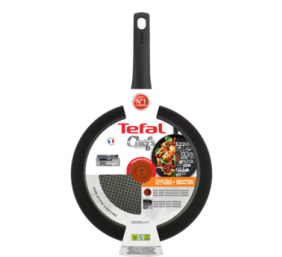 TEFAL CHEF  C6940602 Frying Pan, 28 cm, Suitable for all cookers including induction, Black, Non-stick coating, Fixed handle