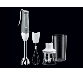 Braun | Blender | MQ525 | Hand Blender | 600 W | Number of speeds 2 | Chopper | White