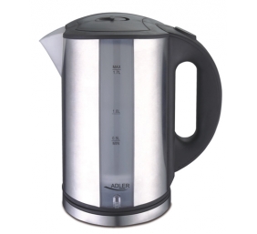 Adler | Kettle | AD 1216 | Standard | 2000 W | 1.7 L | Stainless steel | 360° rotational base | Stainless steel