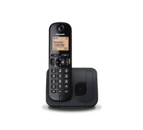 Panasonic | Cordless | KX-TGC210FXB | Built-in display | Caller ID | Black | Phonebook capacity 50 entries | Speakerphone
