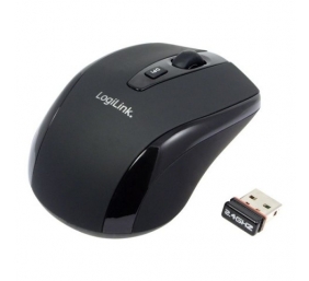 Logilink | Maus optisch Funk 2.4 GHz | 2.4GH wireless mini mouse with autolink | wireless | Black