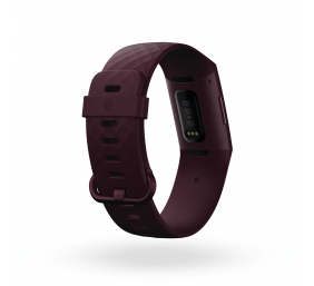 Fitbit Charge 4 Fitness tracker, GPS (satellite), OLED, Touchscreen, Heart rate monitor, Activity monitoring 24/7, Waterproof, Bluetooth, Rosewood