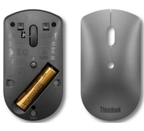 Lenovo | ThinkBook Bluetooth Silent Mouse | Wireless | Bluetooth 5.0 | Iron Grey | 1 year(s)