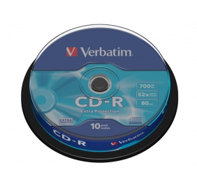 Verbatim 43437 CD-R 700MB 52X Extra Protection Surface diskai (10 vnt pakuotėje)