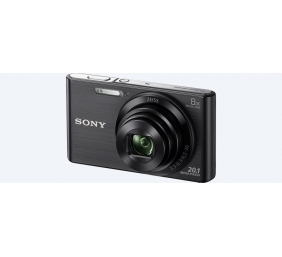 Sony Cyber-shot DSC-W830 Compact camera, 20.1 MP, Optical zoom 8 x, Digital zoom 32 x, ISO 3200, Display diagonal 6.86 cm, Video recording, Lithium, Black