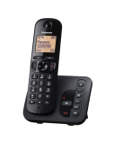 Panasonic Cordless KX-TGC220FXB Black, Built-in display, Speakerphone, Caller ID, Phonebook capacity 50 entries