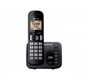 Panasonic | Cordless | KX-TGC220FXB | Built-in display | Caller ID | Black | Phonebook capacity 50 entries | Speakerphone