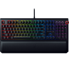 Razer BlackWidow Elite (Yellow Switch), Gaming, Nordic, Wired, RGB LED light Yes, USB 2.0 and audio pass through, Keyboard, Black