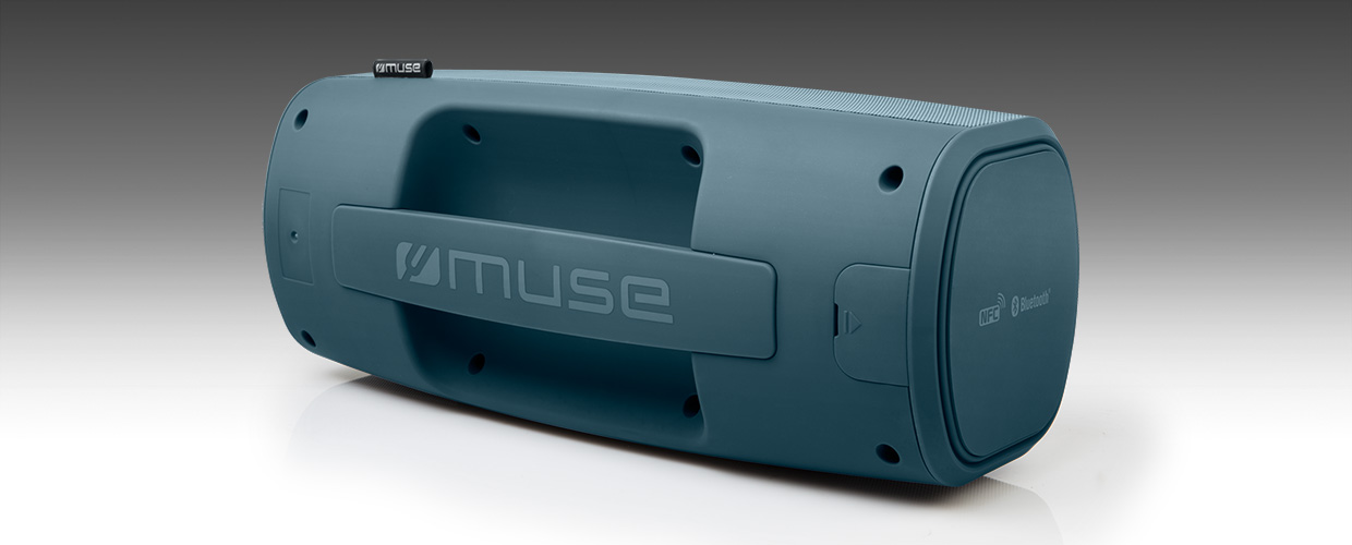 Muse Enceinte Bluetooth Portable Splash-Proof speaker M-930 DJN 80 W, Bluetooth, Portable, Wireless connection, Blue