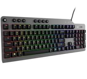 Lenovo | Legion K500 RGB | Iron grey top cover and black body | Mechanical Gaming Keyboard | Wired | US | Iron grey top cover and black body