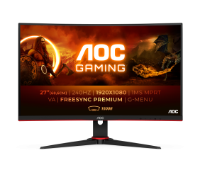 AOC | C27G2ZE | 27 " | VA | FHD | 16:9 | 240 Hz | 0.5 ms | 300 cd/m² | HDMI ports quantity 2 | Black | Warranty 36 month(s)