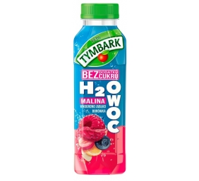 Aviečių, vynuogių, obuolių gėrimas "H2O", Tymbark, 12 vnt. po 400 ml (kaina nurodyta su užstatu už tarą)