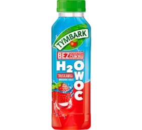 Braškių, vynuogių, obuolių gėrimas "H2O", Tymbark, 12 vnt. po 400 ml (kaina nurodyta su užstatu už tarą)