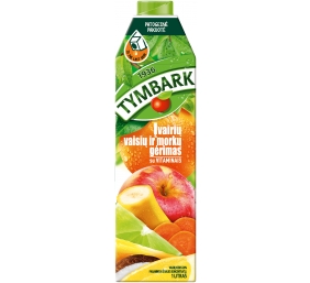 Įvairių vaisių ir morkų gėrimas, Tymbark, 12 pak. po 1 L