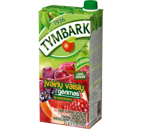 Raudonasis įvairių vaisių gėrimas, Tymbark, 6 pak. po 2 L