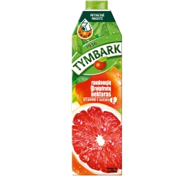 Raudonųjų greipfrutų nektaras 50%, Tymbark, 12 pak. po 1 L