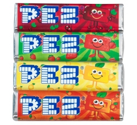 Vaisių skonio pastilės "Pez", 120 pak. po 4x8.5 g