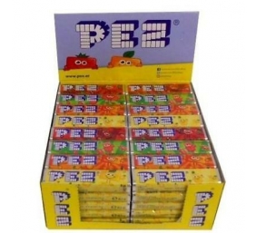 Vaisių skonio pastilės "Pez", 120 pak. po 4x8.5 g